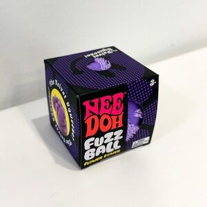 💜Needoh Flower Power Fuzzball Purple